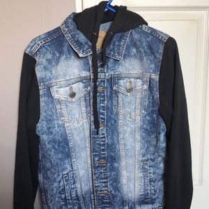Hooded Denim Jacket